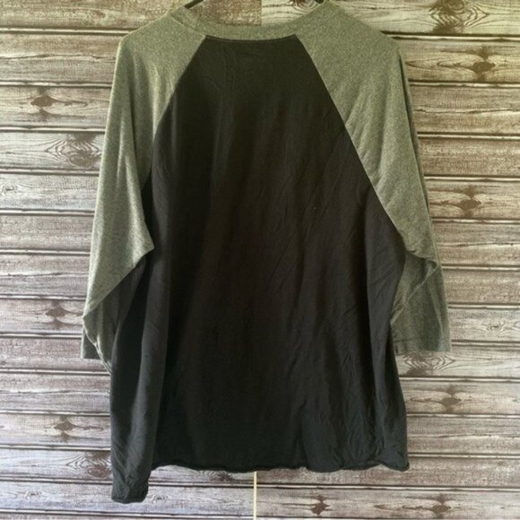 Liquid Blue Men's AC/DC Baseball Style 3/4-Length Sleeve‎ Shirt Size XL - Picture 2 of 4